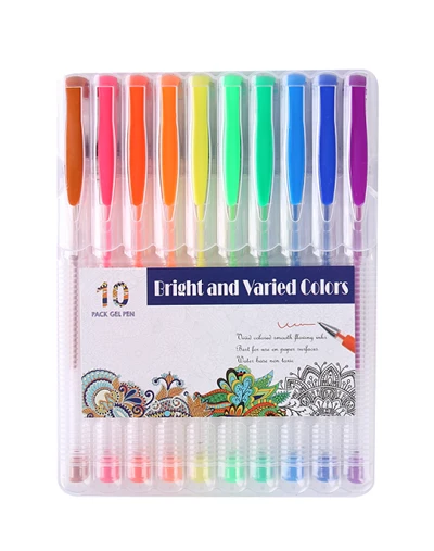 10 پیک جیل قلم
