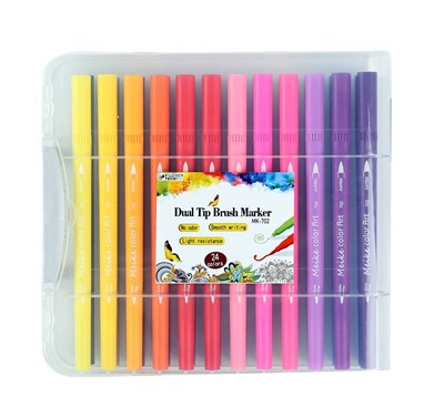 ڈبل اختتام فائبر ٹپ قلم سیٹ